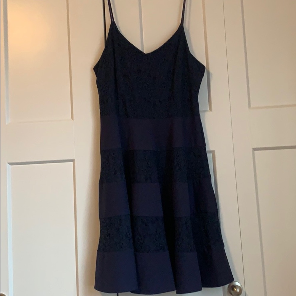 navy blue dress